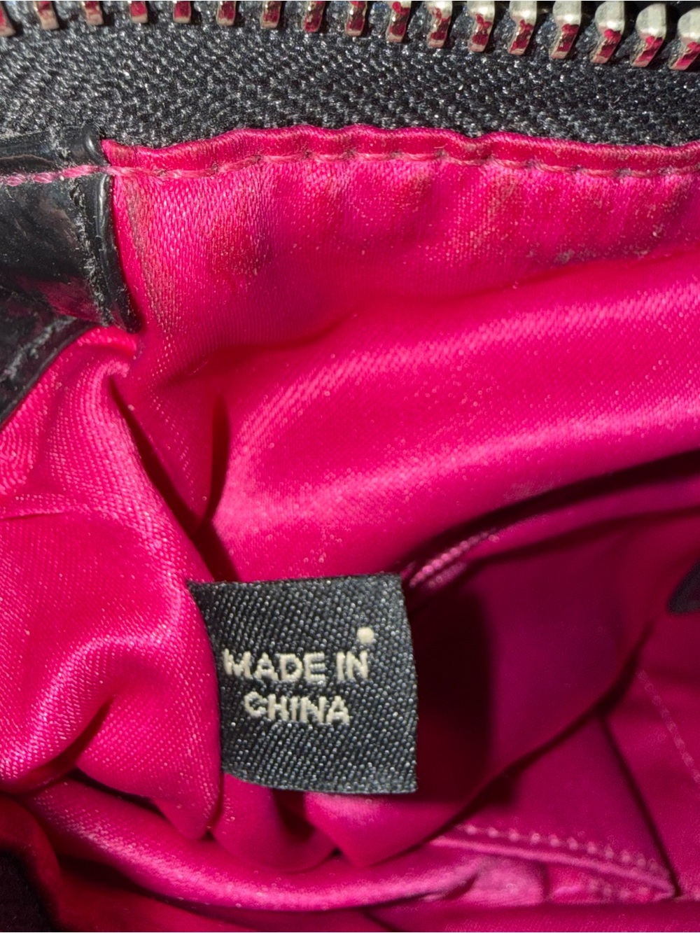 Coach Plaid Logo Tote in Black and Purple - Picture 4 of 11
